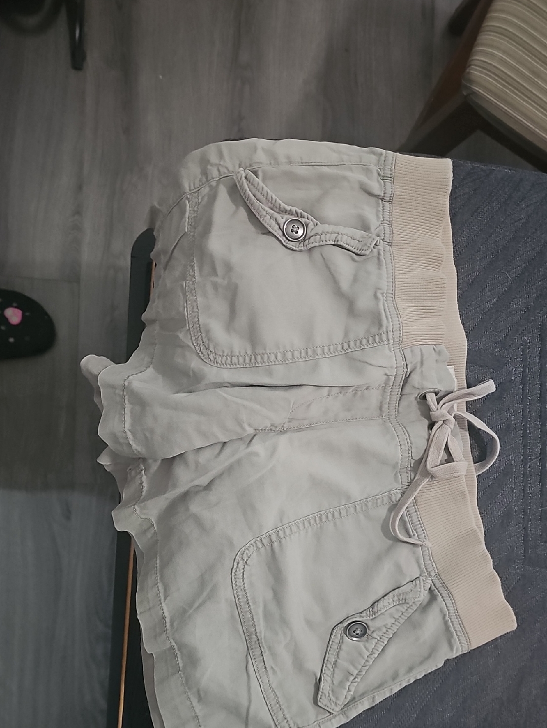 Loft Cream Drawstring Utility Skort